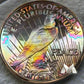 Pearlescent Copper Bullion Commemorative Peace Dollar - PDSS0001