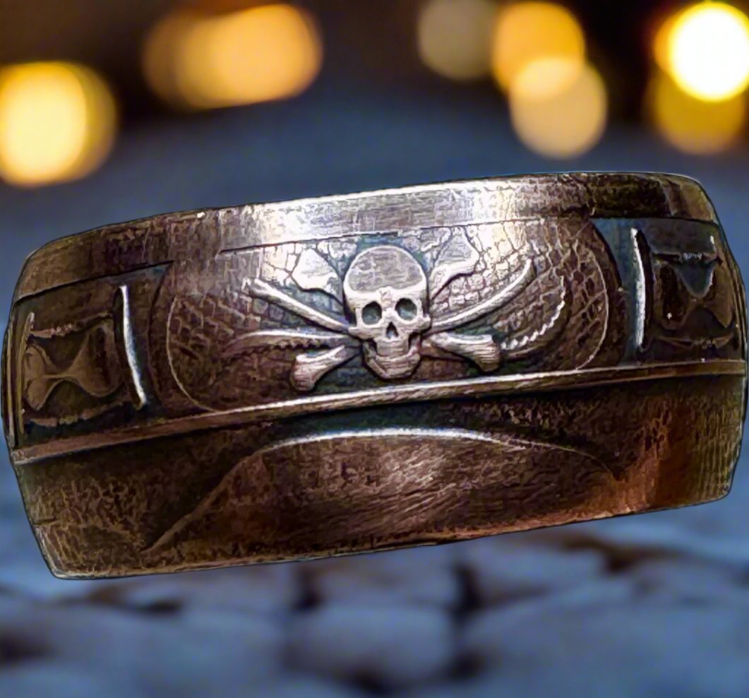 Momento Mori Copper Bullion Ring