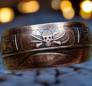 Momento Mori Copper Bullion Ring