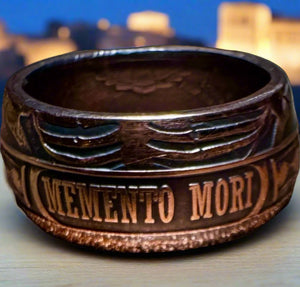 Momento Mori Copper Bullion Ring